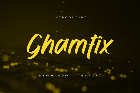Ghamfix Font - Featured Image