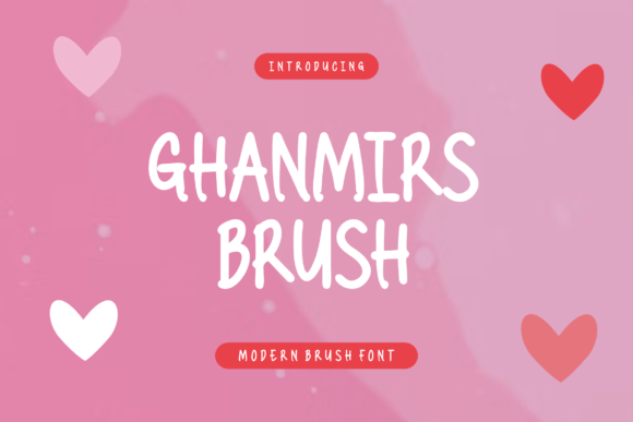 Ghanmirs Brush Font - Featured Image