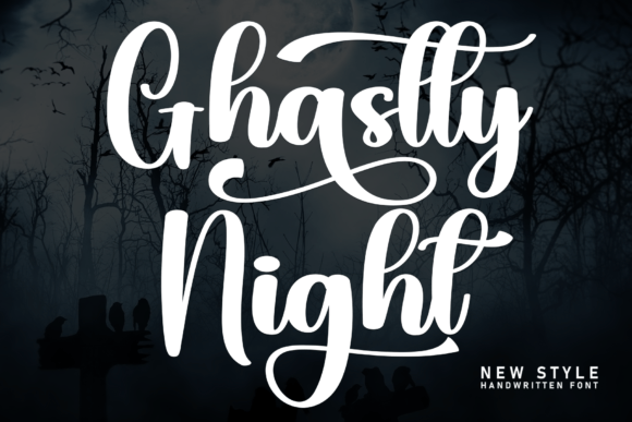 Ghastly Night Font - Featured Image