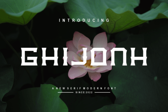 Ghijonh Font - Featured Image