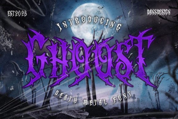 Ghoost Font - Featured Image