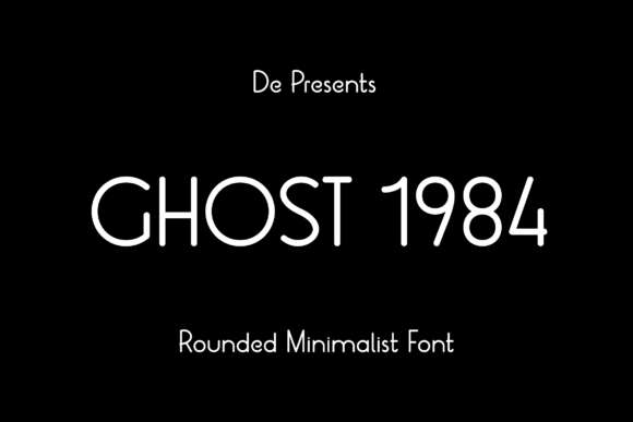 Ghost 1984 Font - Featured Image