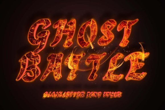 Ghost Battle Font - Featured Image