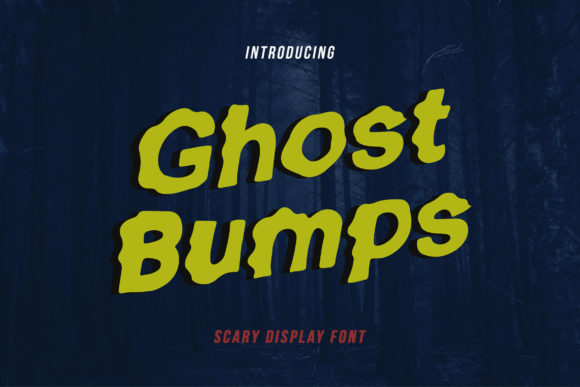 Ghost Bumps Font - Featured Image