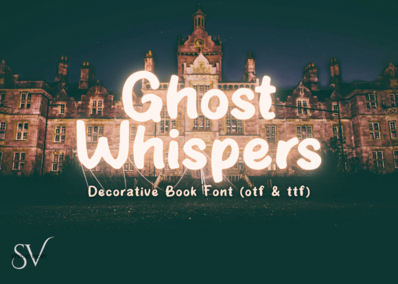 Ghost Whispers Font - Featured Image