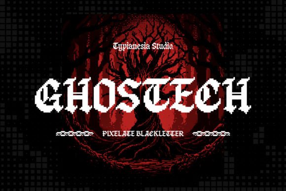 Ghostech Font - Featured Image