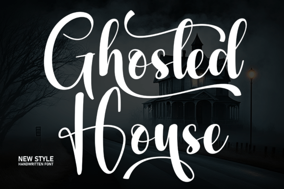 Ghosted House Font - Featured Image