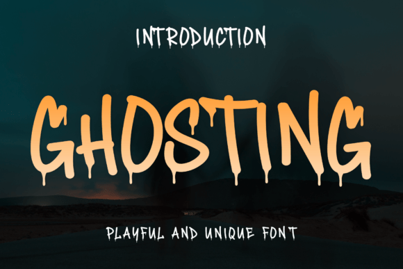 Ghosting Font - Featured Image