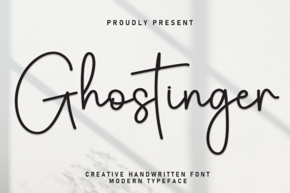 Ghostinger Font - Featured Image