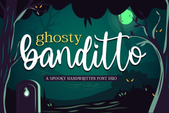 Ghosty Banditto Font - Featured Image
