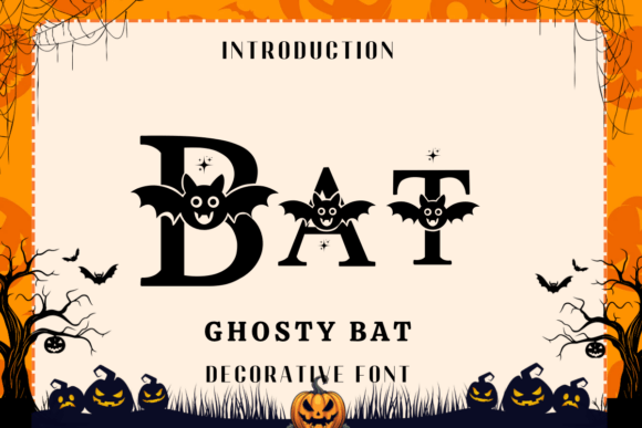 Ghosty Bat Font - Featured Image
