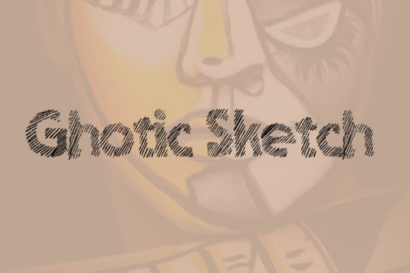Ghotic Sketch Font - Featured Image