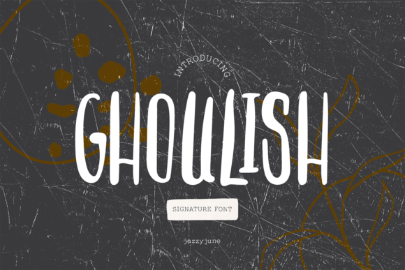 Ghoulish Font - Featured Image
