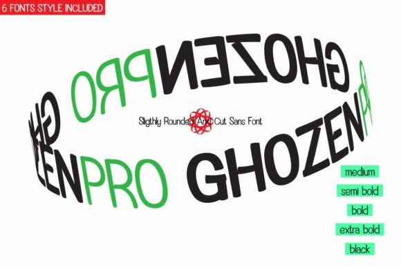 Ghozen Pro Font - Featured Image