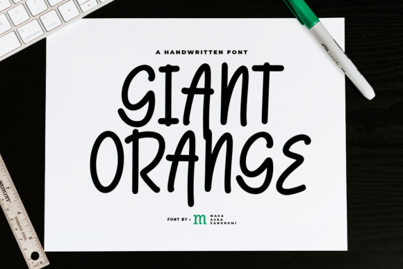 Giant Oranges Font - Featured Image