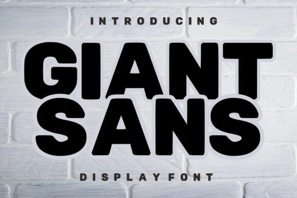 Giant Sans Font - Featured Image
