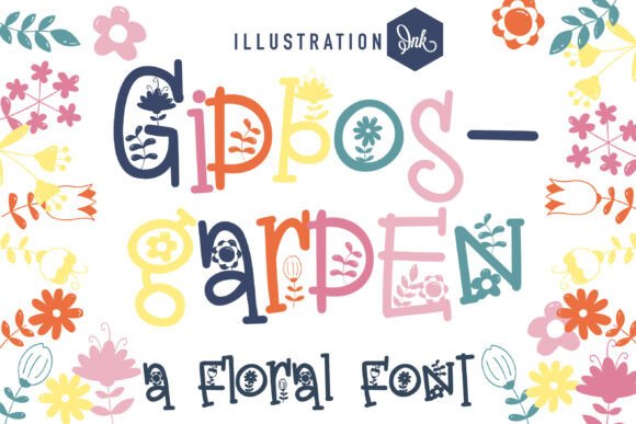 Gidber Garden Family Font - Featured Image