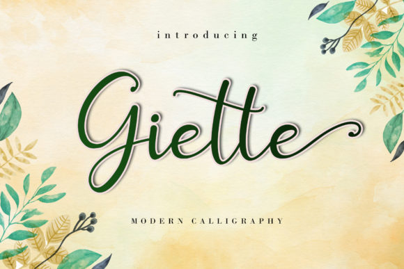 Giette Font - Featured Image