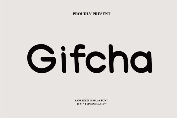 Gifcha Font - Featured Image