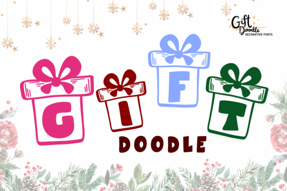 Gift Doodle Font - Featured Image