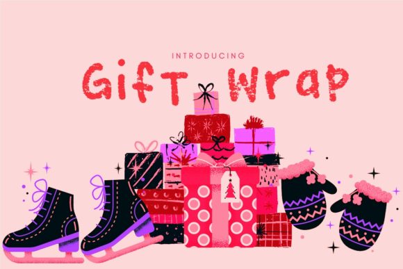 Gift Wrap Font - Featured Image