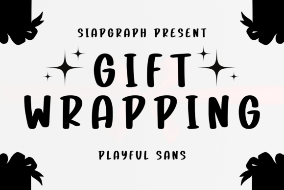 Gift Wrapping Font - Featured Image