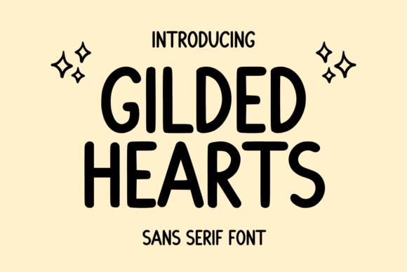 Gilded Hearts Font - Featured Image