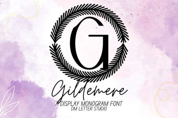 Gildemere Monogram Font - Featured Image