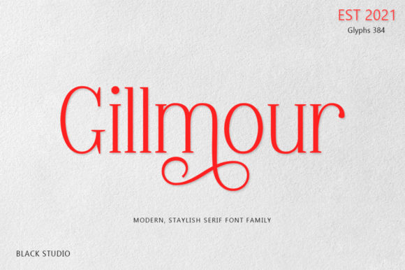 Gillmour Font - Featured Image