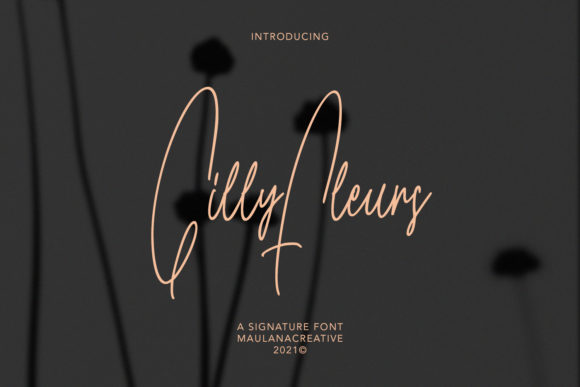 Gilly Fleurs Font - Featured Image