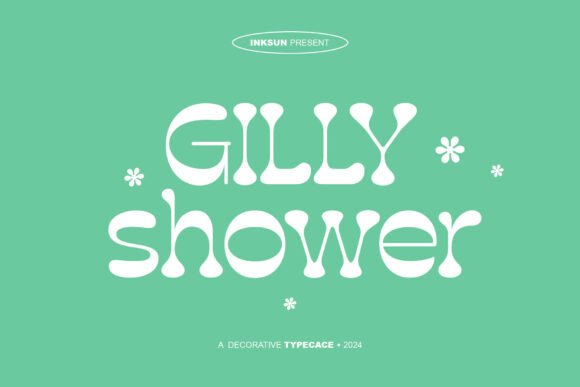 Gilly Shower Font - Featured Image