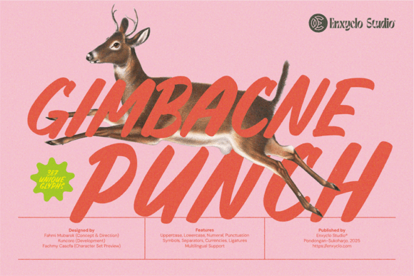 Gimbacne Punch Font - Featured Image