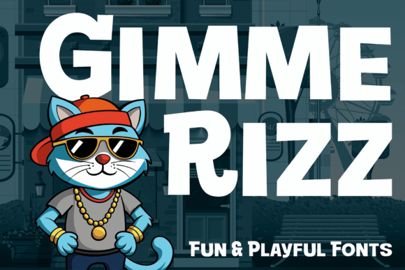Gimme Rizz Font - Featured Image