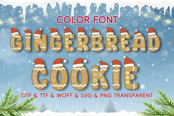 Gingerbread Cookie Font - Featured Image
