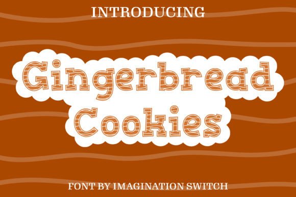 Gingerbread Cookies Font - Featured Image
