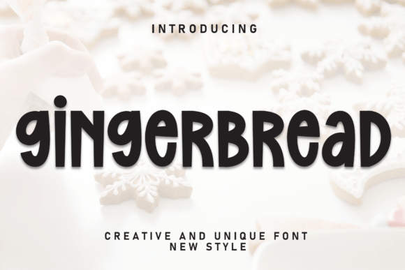 Gingerbread Font - Featured Image
