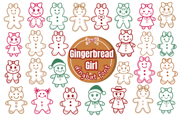 Gingerbread Girl Font - Featured Image