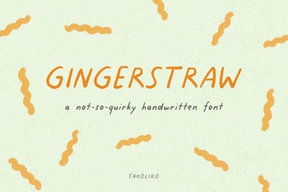 Gingerstraw Font - Featured Image