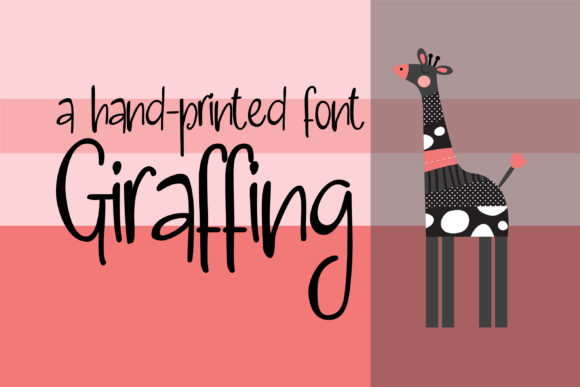 Giraffing Font - Featured Image