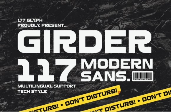 Girder 117 Font - Featured Image