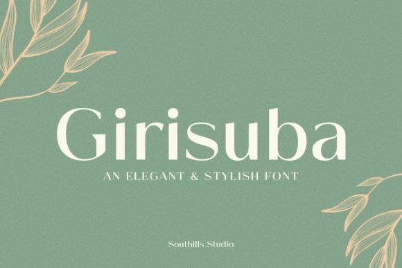 Girisuba Font - Featured Image