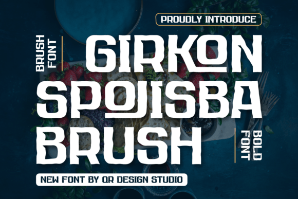 Girkon Spojisba Brush Font - Featured Image