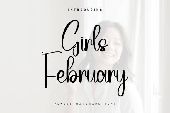 Girls February Font - Featured Image
