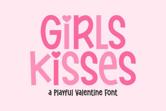 Girls Kisses Font - Featured Image