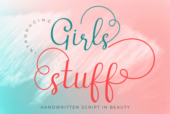 Girls Stuff Font - Featured Image