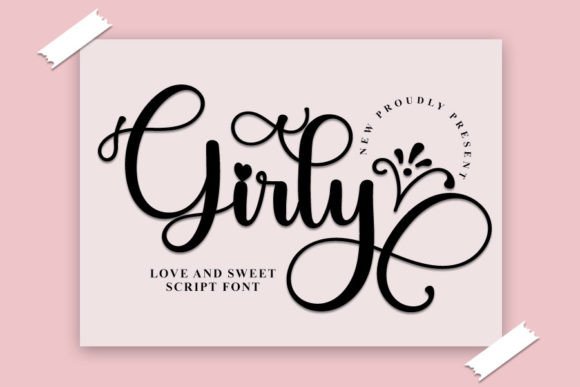 Girly Font - Featured Image