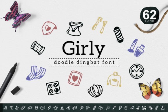 Girly Font - Featured Image