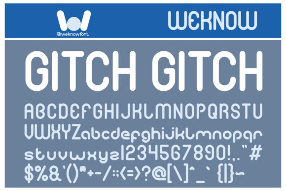 Gitch Gitch Font - Featured Image