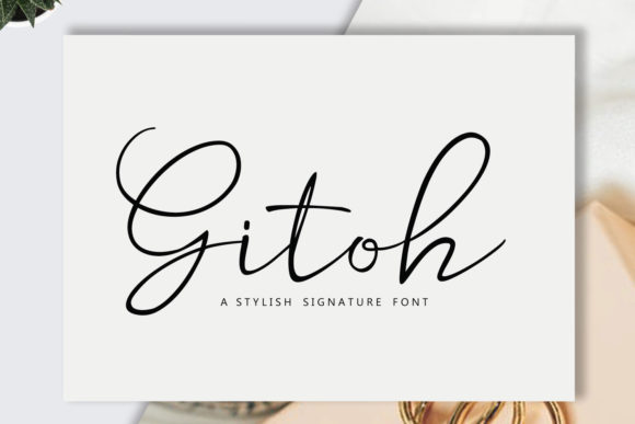 Gitoh Font - Featured Image