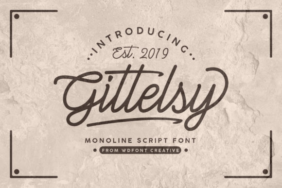 Gittelsy Font - Featured Image